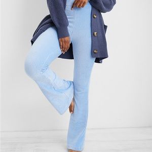 Aerie Groove On Velour Flare Pants